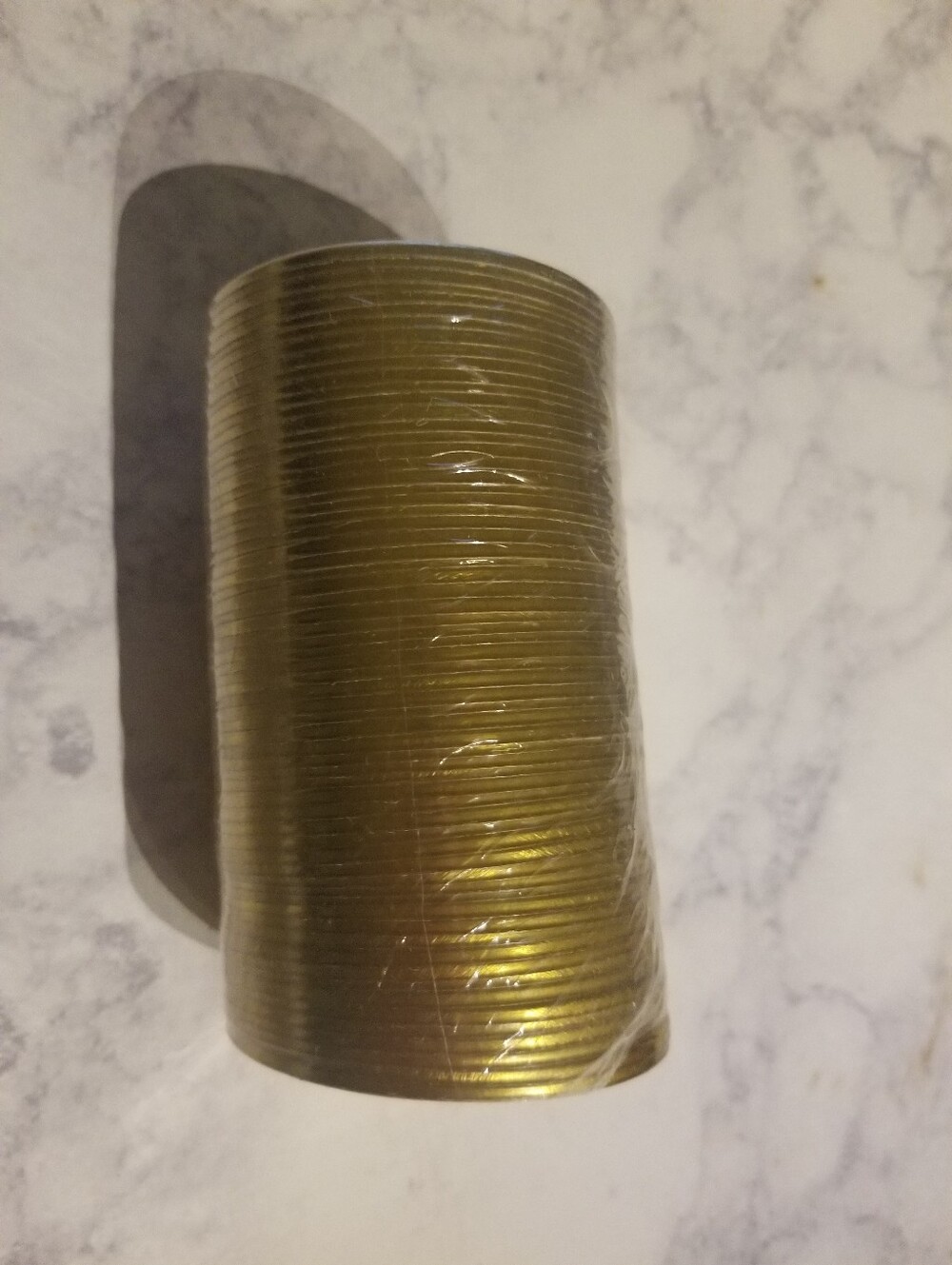 Sleeve Of Gold Plain Canning Lids